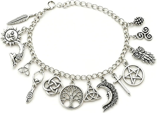 Pulsera Protectora de Dijes Mística